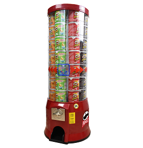 Pringles Automat Rot für 49 Dosen / Pringles machine red for 49 pringles tins