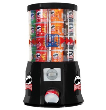 PRINGLES Thekenautomat Schwarz 28 Dosen 2 EUR - NEU